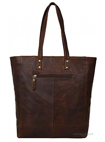 Antonio Valeria Ava Leather Leather Tote Top Handle Shoulder Bag for Women