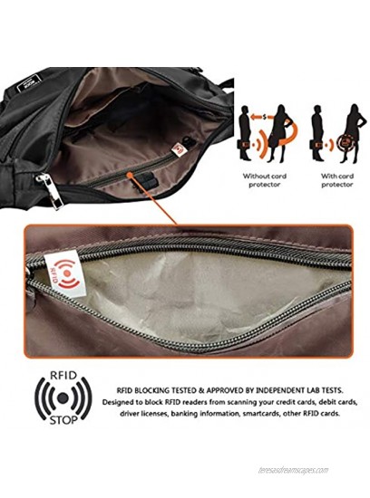 Crossbody Bags for Women RFID Travel Shoulder Bag Waterproof Messenger Bag Casual Nylon purses and handbags Pocketbook