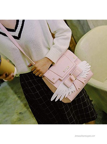 GK-O Card captor Kinomoto Sakura Wings Kawaii Japanese Lolita Girls Shoulder Bag Handbag