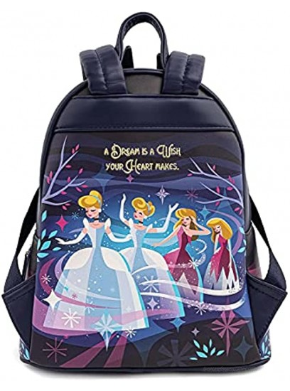 Loungefly Disney Cinderella Castle Series Womens Double Strap Shoulder Bag Purse