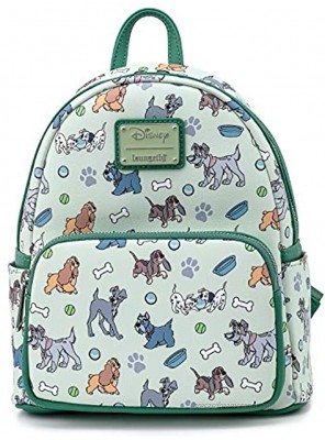 Loungefly Disney Dogs Exclusive Double Strap Shoulder Bag