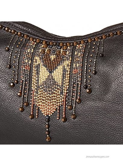 Mary Frances Zion Leather Crossbody Handbag Multi