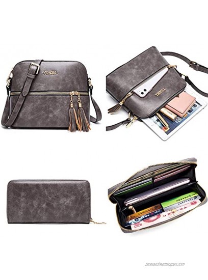 Purses and Wallet set for Women Shoulder Bag Work Tote Satchel Handbags Crossbody Totes Purse with matching Wallet 3pcs
