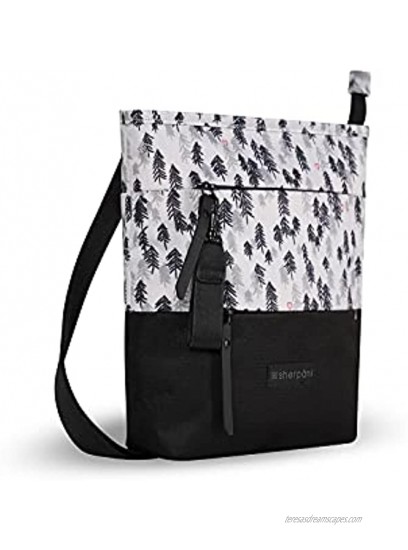 Sherpani Sadie Nylon Crossbody Bag Lightweight Shoulder Bag Fashion Purse Essential Messenger Bag Daily Cross Body Bag Medium Crossbody Purses for Women RFID Protection Tree Hugger