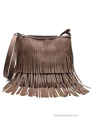 Western Cowgirl Style Fringe Cross Body Handbags Concealed Carry Purse Country Women Single Shoulder Bags