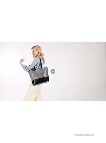 Women Shoulder Handbag for Work Purse 6 Piece Set Bag