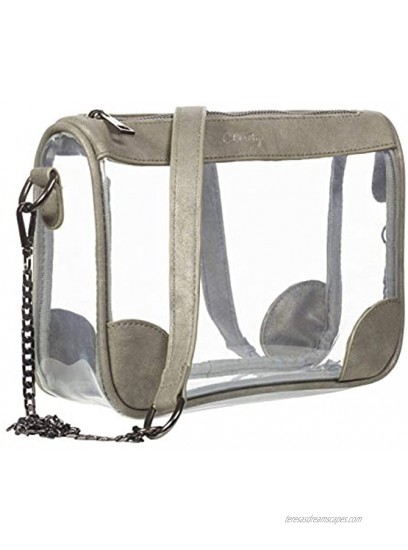 Clarity Handbags Clear Stadium Approved Purse Lola Transparent Crossbody Purses PVC Vinyl Hand Bag For Women …