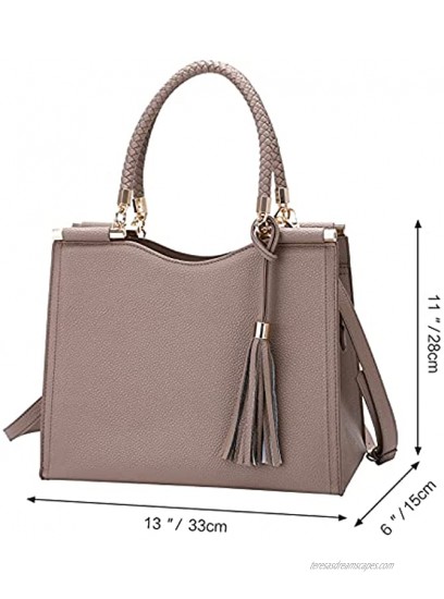 GreHom Sling Handbags for Women Dress Satchel Shoulder Bag for Girl Female Wallet Purses Tote Bags with Leather Straps