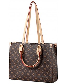 Handbags for Women WOQED Large Tote Purses Designer Shoulder Bags Top Handle Satchel Fashionable Leather Handbag