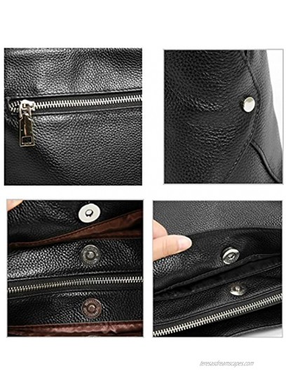Leather Small Handbags Kenoor Shoulder Bag Hobo Ladies Purses Satchel Crossbody Bag for Office Lady