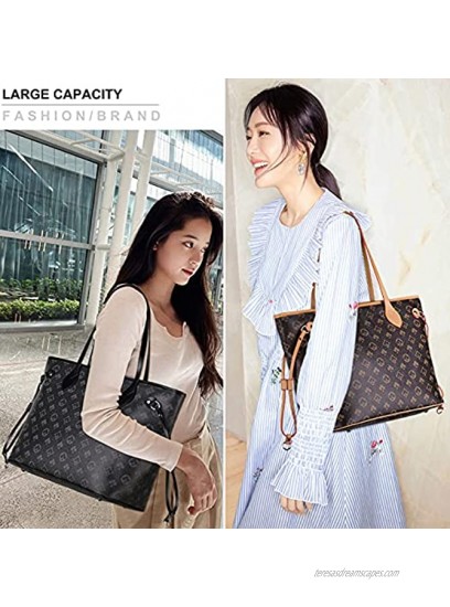 Womens Fashion Handbags Top Handle Satchel Purse Large Tote Bag Shoulder Bag Wallet Set