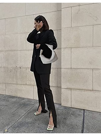 Women's Soft Faux Leather Tote Bag Top Handle Shoulder Bag Satchel Large Capacity Handbag X White