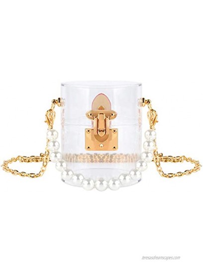 Clear Purse for Women Acrylic Box Evening Clutch Bag Shoulder Handbag Woman Cute Transparent Acrylic Shoulder Bag.