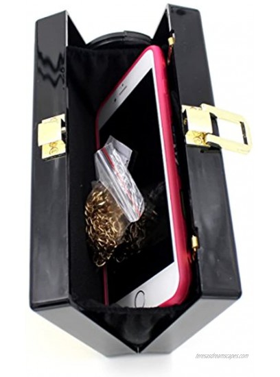 Love Acrylic Clutch Acrylic Box Evening Clutch Bag Purse Handbag for Women Wedding Party Cocktail Handbag