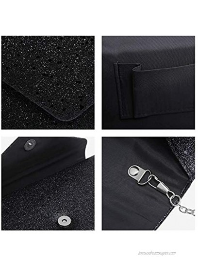 Women Glistening Evening Clutch Bags Formal Party Clutches Wedding Purses Cocktail Prom Clutches