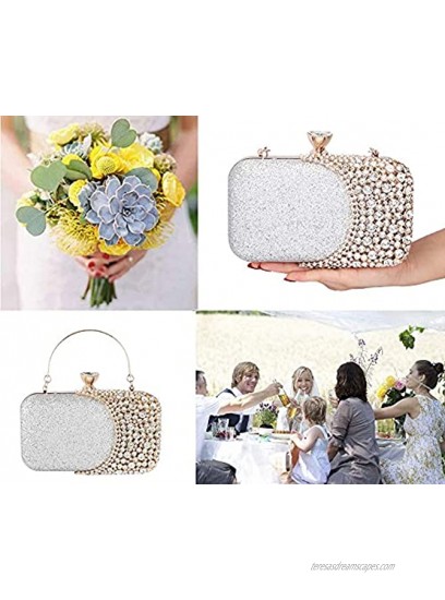 Womens Crystal Evening Clutch Bag Wedding Purse Bridal Prom Handbag Party Bag Holiday gift