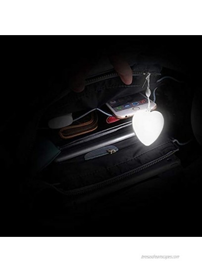 DEKE- Purse heart LED light handbag original bag illuminator.