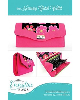 Emmaline Bags The Necessary Clutch Wallet Sewing Pattern Designed by Janelle MacKay