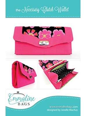 Emmaline Bags The Necessary Clutch Wallet Sewing Pattern Designed by Janelle MacKay