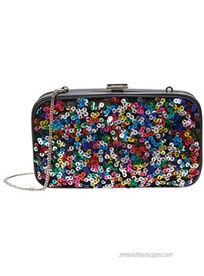 Kate Spade New York Frame Sequins Clutch Multi One Size