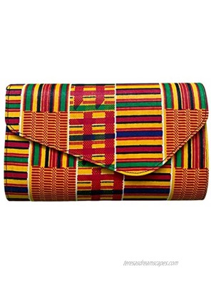 Kente Purse Ankara Handbag African Print Bag African Purse Kente Clutch
