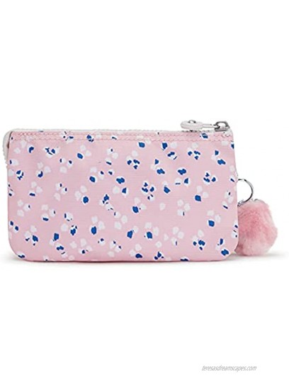 Kipling Creativity Large Printed Pouch Painterly Dots Pink