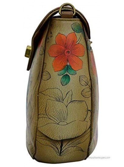 Anna by Anuschka Genuine Hand Painted Leather | Sling Flap Bag
