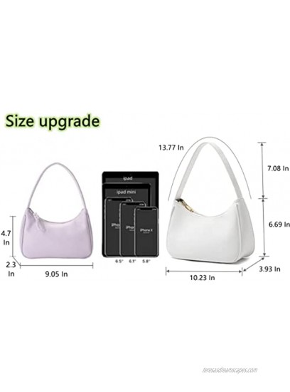CYHTWSDJ Shoulder Bags for Women Cute Hobo Tote Handbag Mini Clutch Purse with Zipper Closure