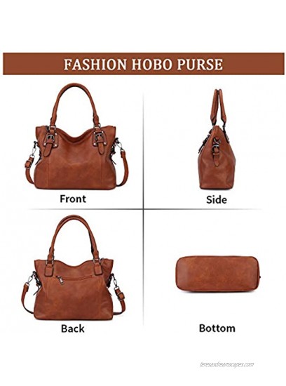 Hobo Bag for Women Tote Bag Shoulder Crossbody Bags Satchel Purses for Women