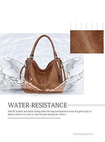 KL928 Purses for Women Shoulder Handbag Top Handle Hobo Tote Bags PU Leather