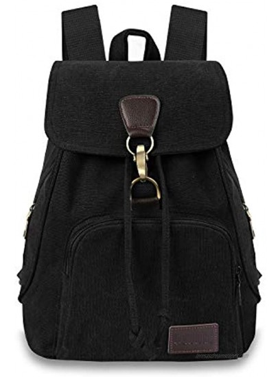 Qyoubi Women's Canvas Fashion Backpacks Purse Casual Outdoor Shopping Daypacks School Rucksack Hiking Travel Multipurpose Bag