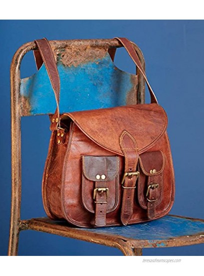 Satchel And Fable Leather Purse Cross body Shoulder Women Handbag I pad Bag