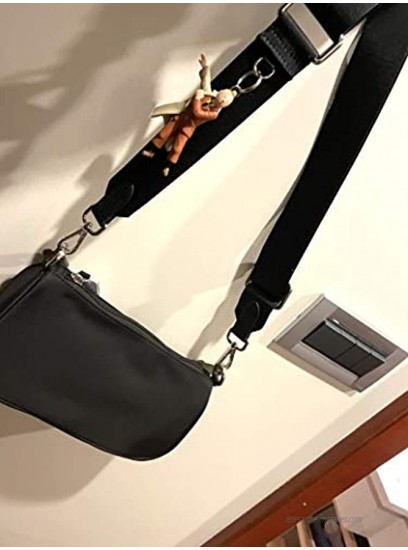Tourdream Multi Pochette Accessories Replacement Strap Adjustable Wide Canvas Strap for LV Crossbody Purse Shoulder Bags