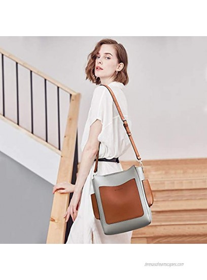 WESTBRONCO Handbags for Women Designer Tote Bag Large Ladies Shoulder Hobo Bag Crossbody Bucket Purses