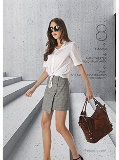 Women Tote Bag Handbags PU Leather Fashion Hobo Shoulder Bags with Adjustable Shoulder Strap