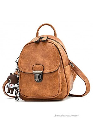 Backpack for Women Small Mini Leather Travel Backpack Purse Shoulder Bag Cute for Girls