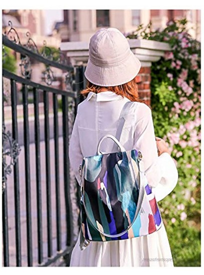 GuaziV Backpack Purse for Women Nylon Anti-theft Waterproof Fashion Bag Lightweight School Shoulder Bags