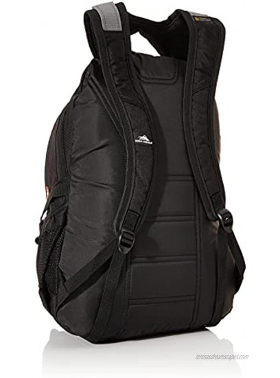 High Sierra Loop-Backpack School Travel or Work Bookbag with tablet-sleeve Black One Size