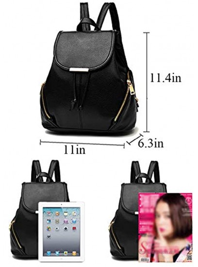 KARRESLY Women's Mini Backpack Purse PU Leather Rucksack Purse Ladies Casual Shoulder Bag for Women