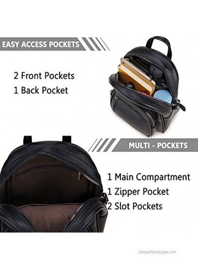 Mini Backpack Purse,Small Convertible Backpack for Women Ladies Girls VONXURY
