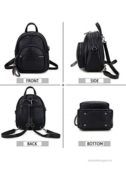 Mini Backpack Purse,Small Convertible Backpack for Women Ladies Girls VONXURY