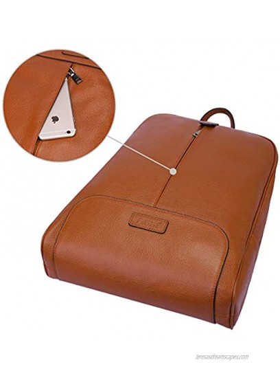 S-ZONE Women Genuine Leather Backpack Purse Travel Handbag College Bookbag