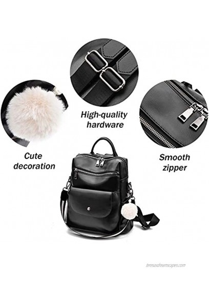 Women Backpack Purse Fashion Leather Large Multi-pocket Travel Bag Designer Convertible Ladies Shoulder Bags