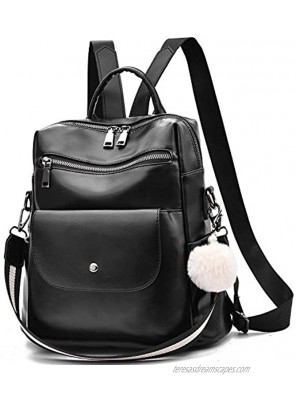 Women Backpack Purse Fashion Leather Large Multi-pocket Travel Bag Designer Convertible Ladies Shoulder Bags