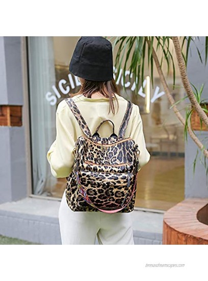 Women's Vintage Backpack Purse Convertible Shoulder Handbags PU Leather Large Fashion Travel Bag