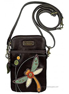 Chala Crossbody Cell Phone Purse Women PU Leather Multicolor Handbag with Adjustable Strap