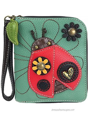 Chala Ladybug Zip-Around Wallet Wristlet