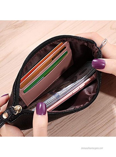 Clutch Wristlet Women's,Crossbody Clutch Wallet Purse Wristlet,Leather Wristlet Clutch Wallet,Multi Card Organizer Wallet