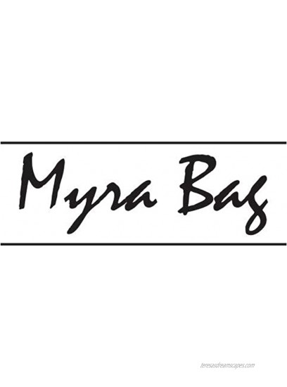 Myra Bag Stamp Pocket Upcycled Canvas Wristlet Pouch Bag S-1223