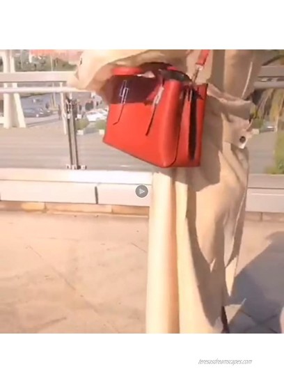 Ainifeel Women's Genuine Leather Tote Purse Top Handle Handbags For Work Shoulder Handbags